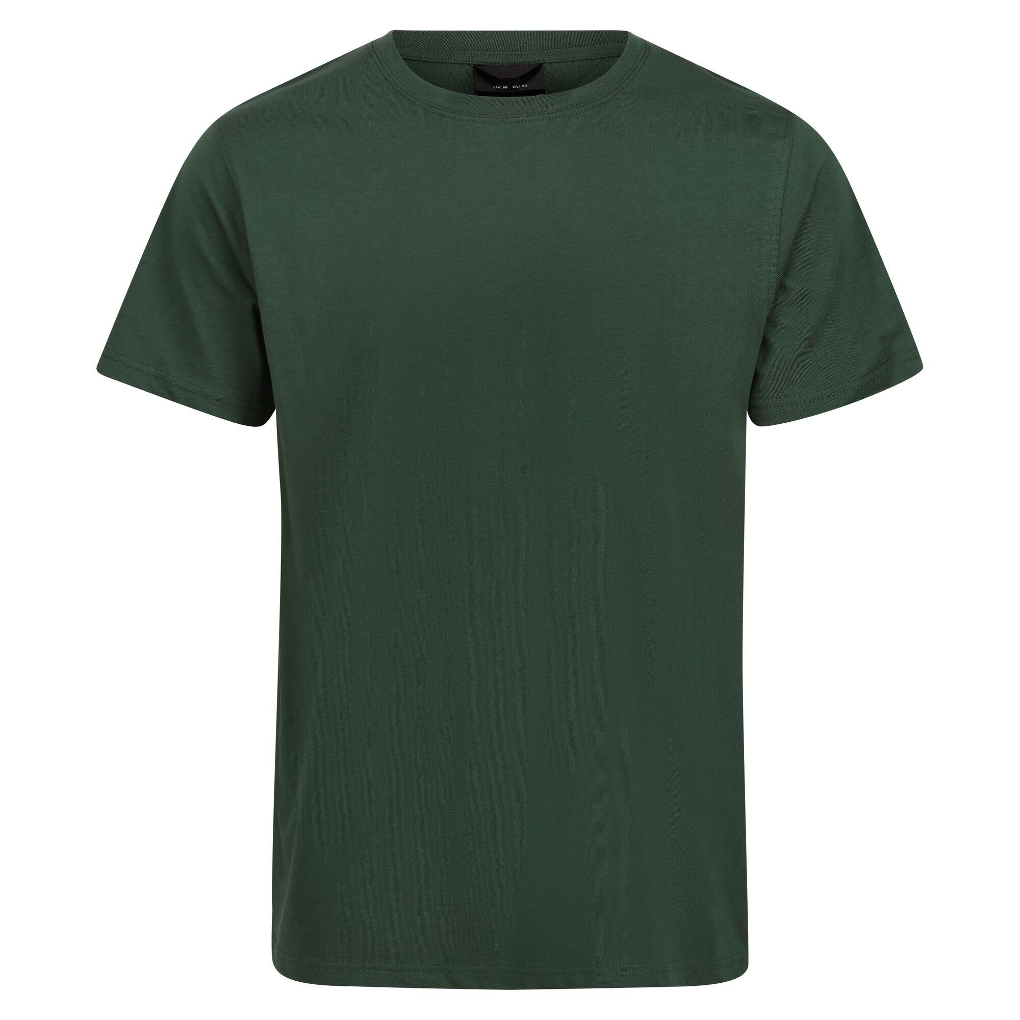 REGATTA Mens Pro Cotton Soft Touch TShirt (Dark Green)