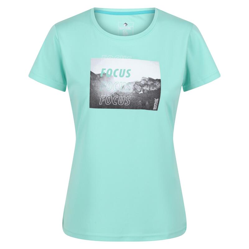 T-Shirt Montanha Fingal VI Mulher Onda Oceânica