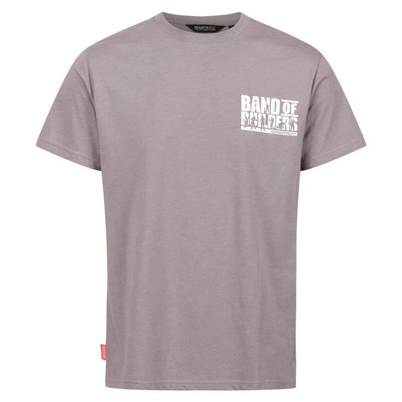 Tshirt BAND OF BUILDERS Homme (Gris clair)