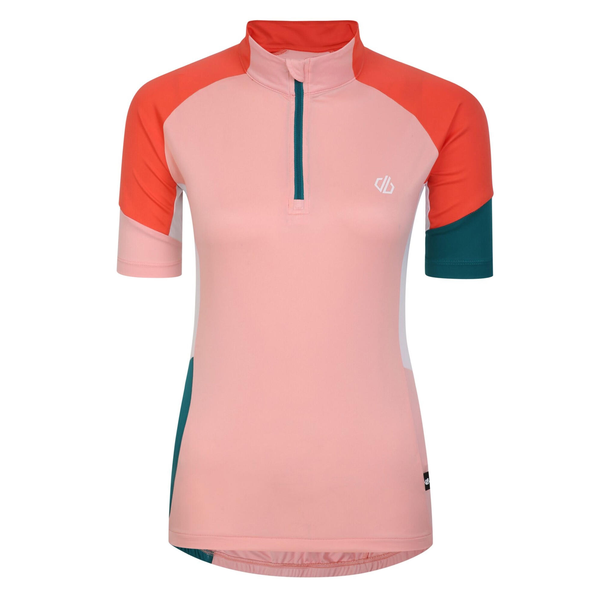 Womens/Ladies Compassion II Lightweight Jersey (Apricot/Neon Peach) 1/4