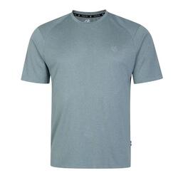 Camiseta Momentum Jaspeada para Hombre Pizarra