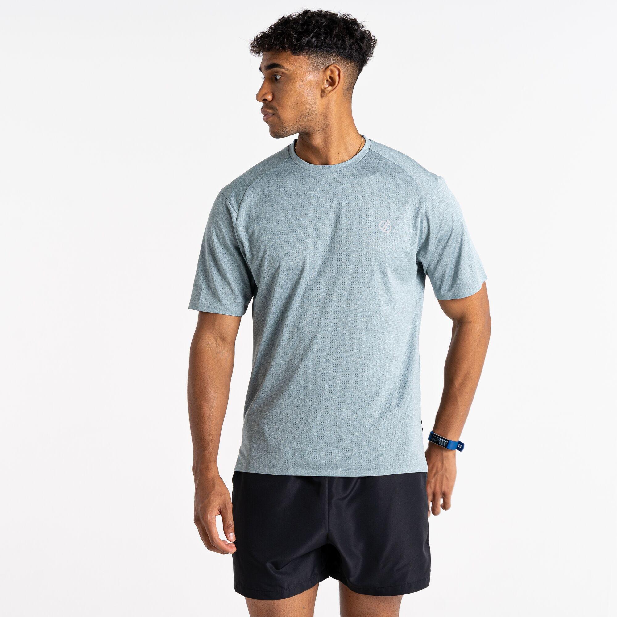 Mens Momentum Marl TShirt (Slate) 3/5