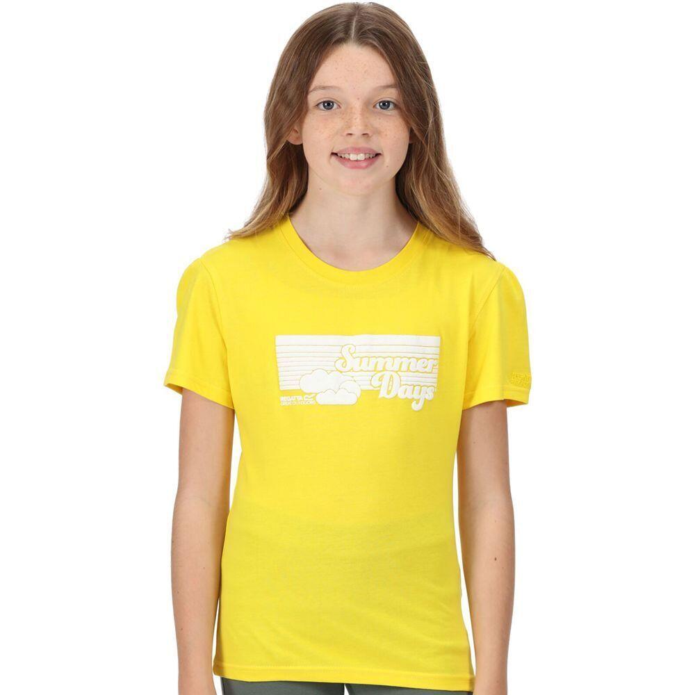 REGATTA Childrens/Kids Sunset TShirt (Maize Yellow)