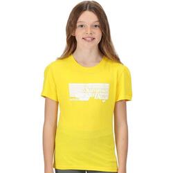 Kinderen/Kinderen Zonsondergang TShirt (Maïs Geel)