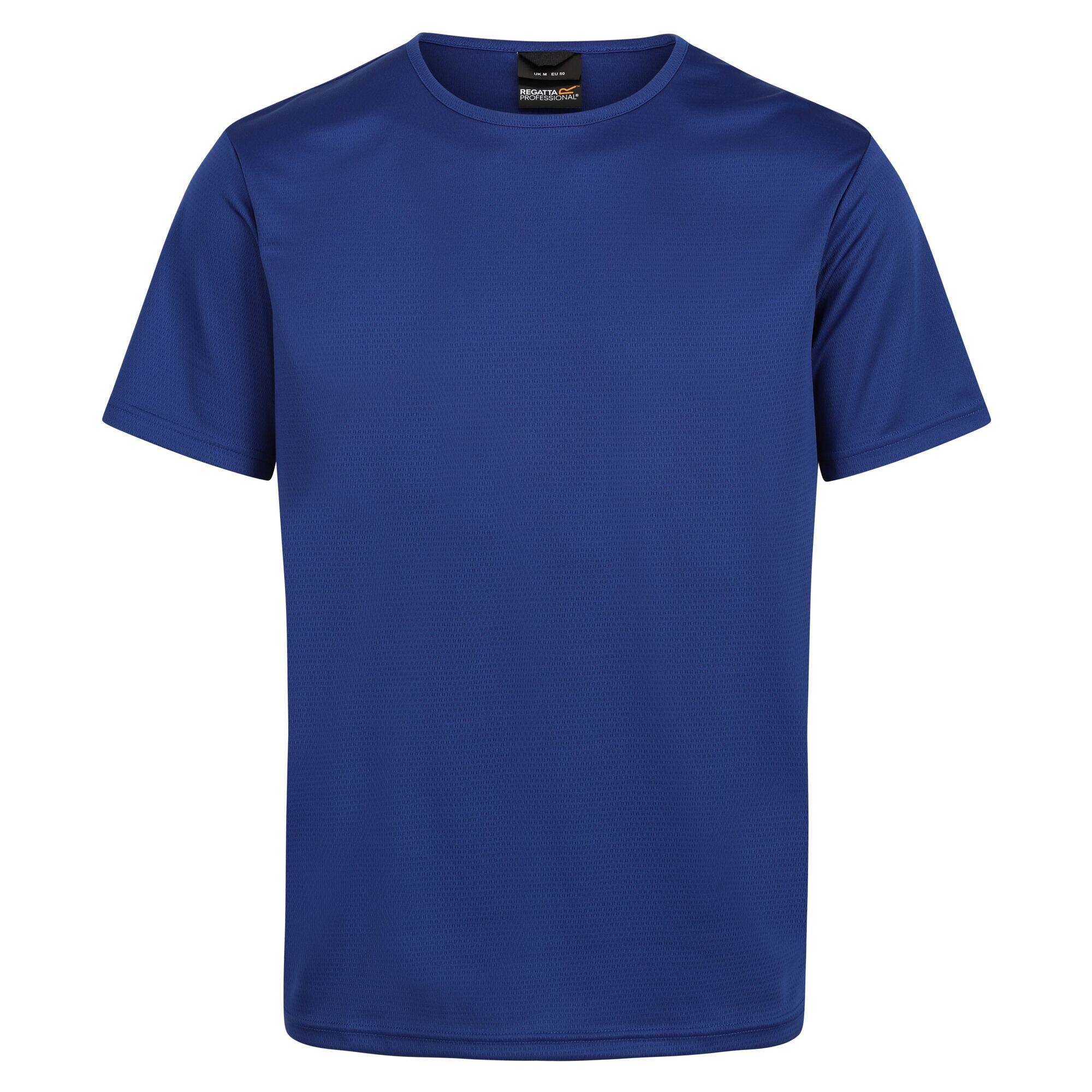 REGATTA Mens Reflective Moisture Wicking TShirt (New Royal)