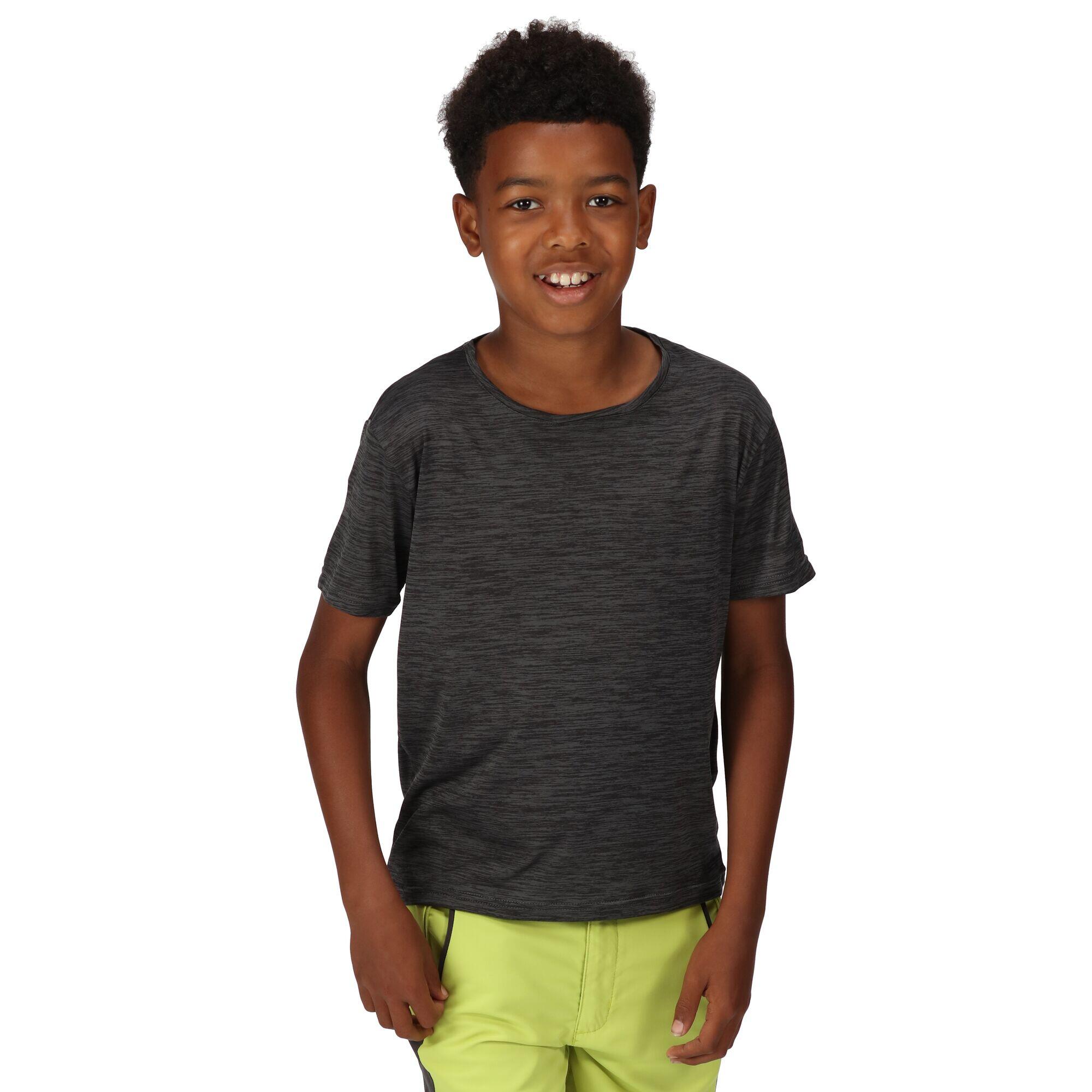 Childrens/Kids Fingal Edition Marl TShirt (Seal Grey) 3/5