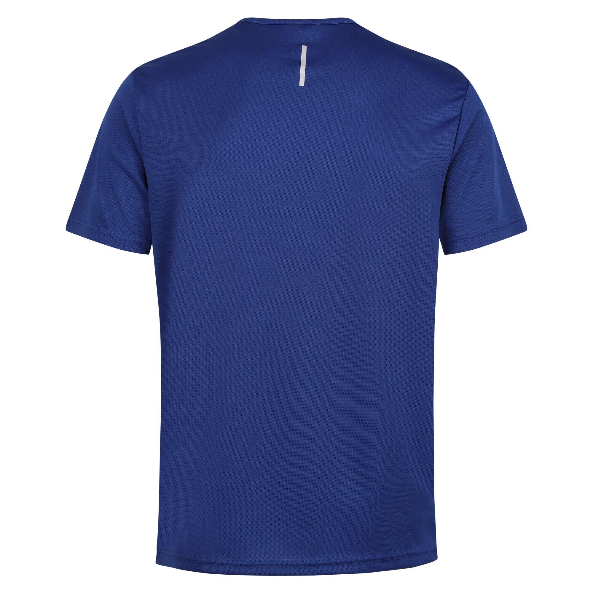 Mens Reflective Moisture Wicking TShirt (New Royal) 2/5