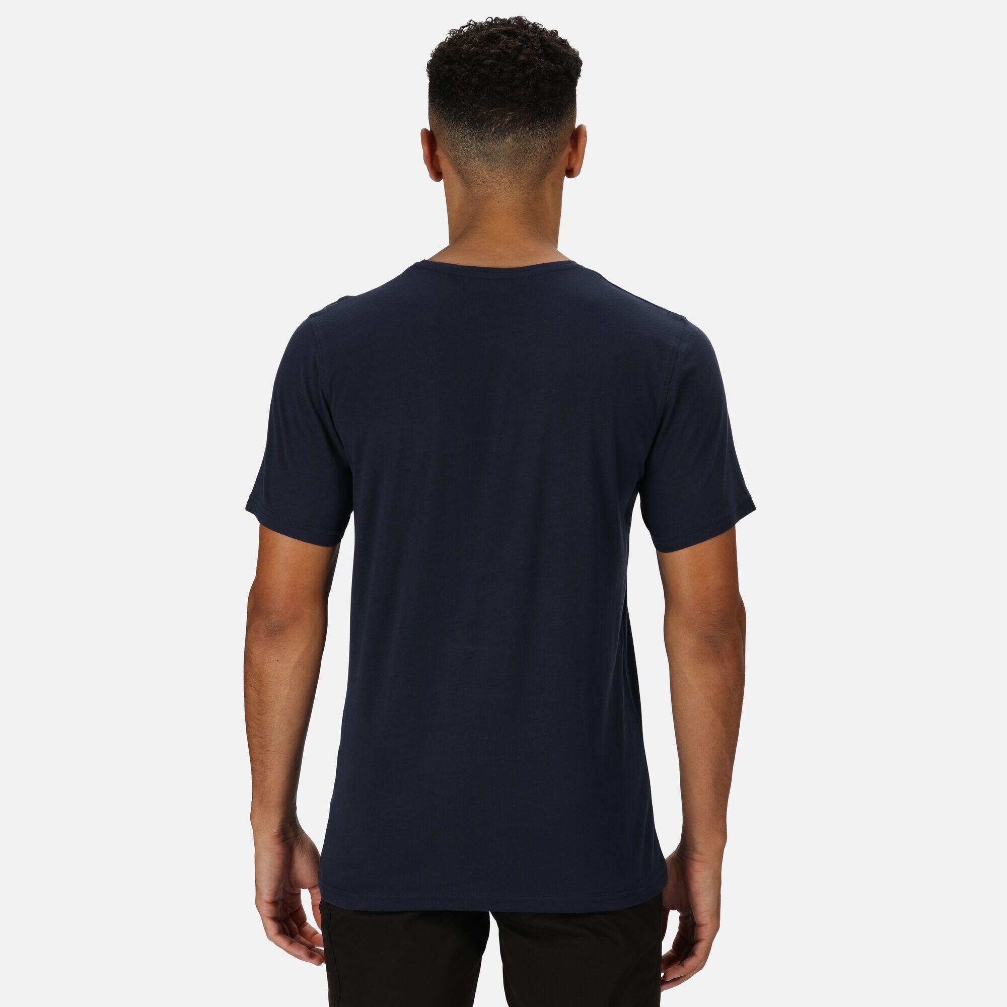 Camiseta Ligero Tait Hombres Marino 3/5