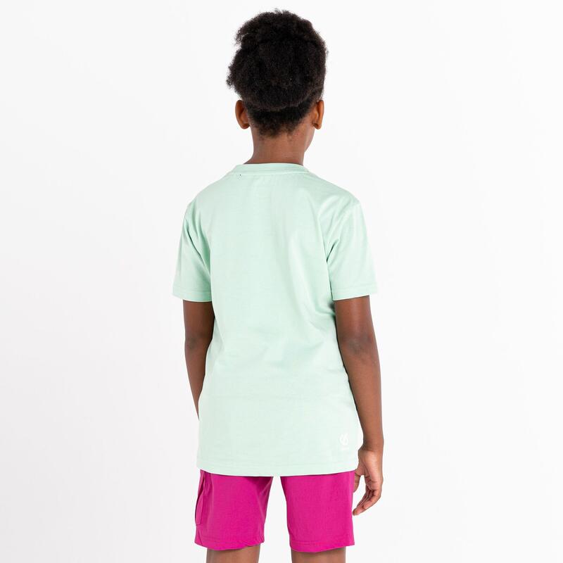 Camiseta Trailblazer Leopardo para Niños/Niñas Jade Grisáceo