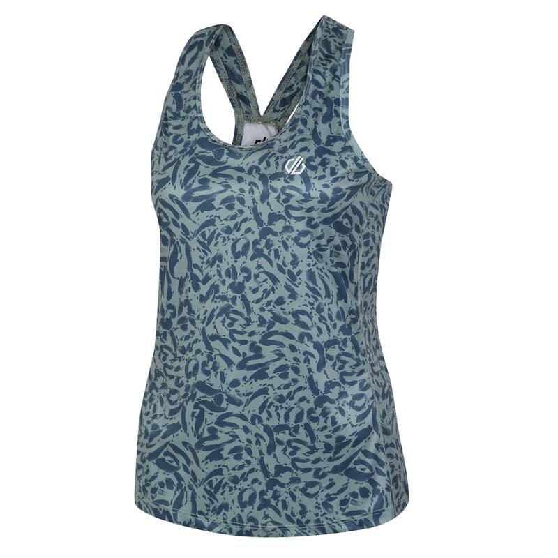 Dames Ardency II Animal Print Gerecycled Lichtgewicht Vest Top (Lelieblad