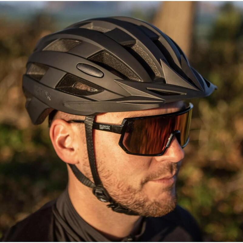 Casque de vélo Femmes/Hommes All-Road Noir mat Medium