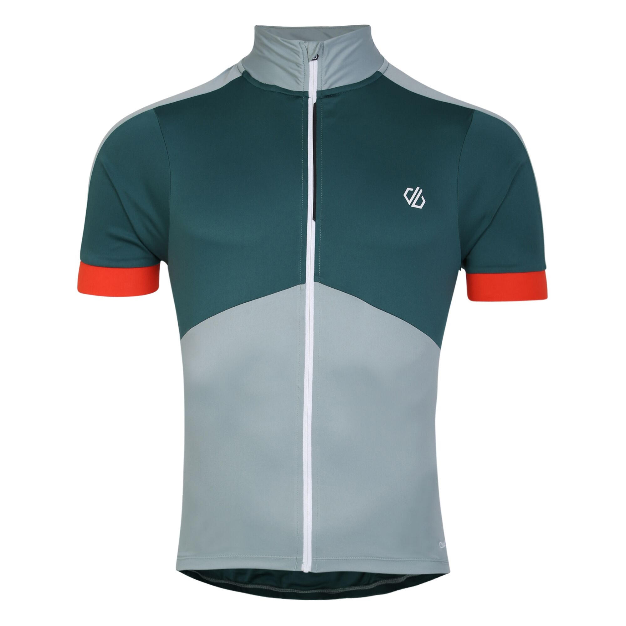 DARE 2B Mens Protraction II Recycled Lightweight Jersey (Slate/Mediterranean Green)