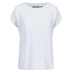 Dames Adine Gestreept Tshirt (Wit)