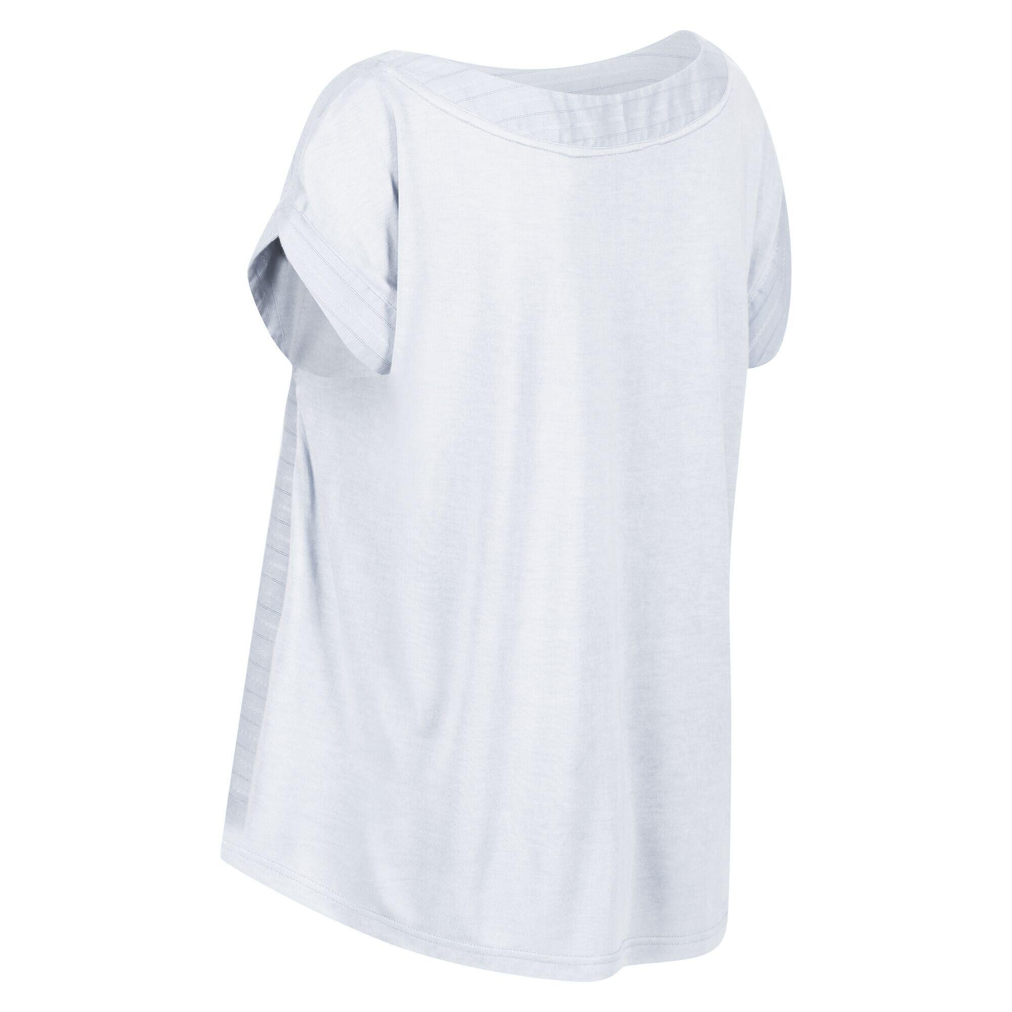 Womens/Ladies Adine Stripe TShirt (White) 3/5