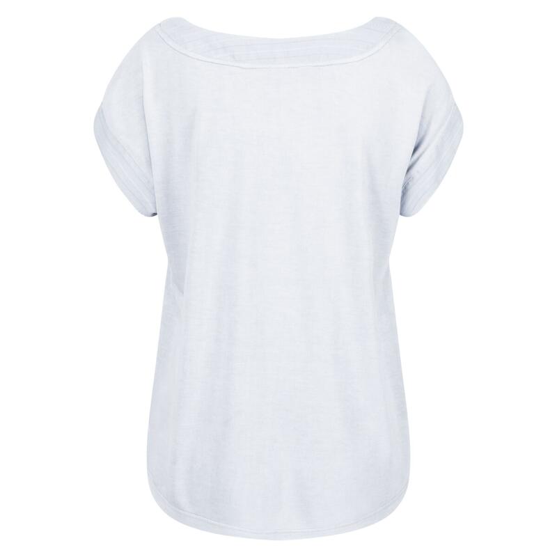 Camiseta Adine de Rayas para Mujer Blanco