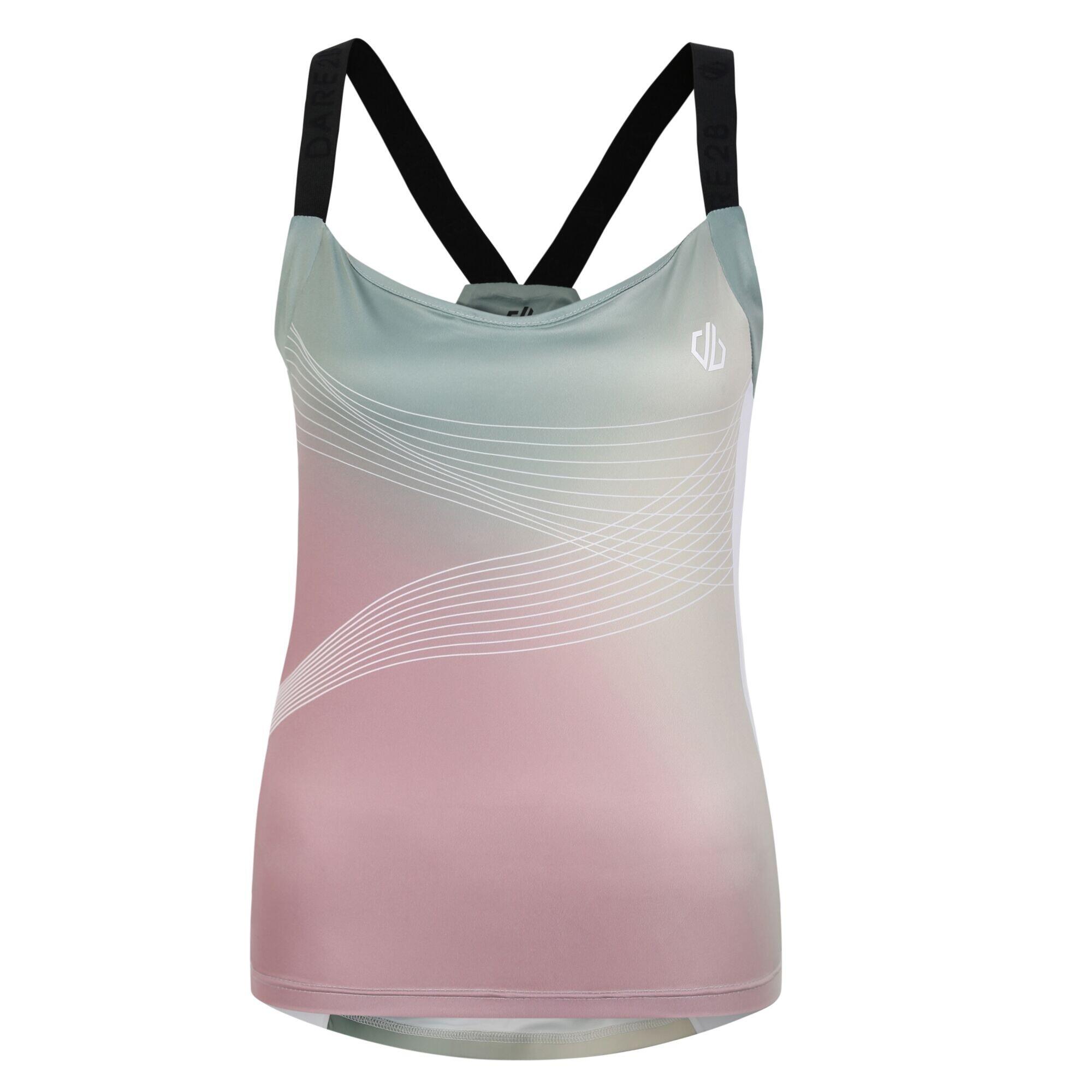 DARE 2B Womens/Ladies Ombre AEP Cycling Vest Top (Lilypad Green)