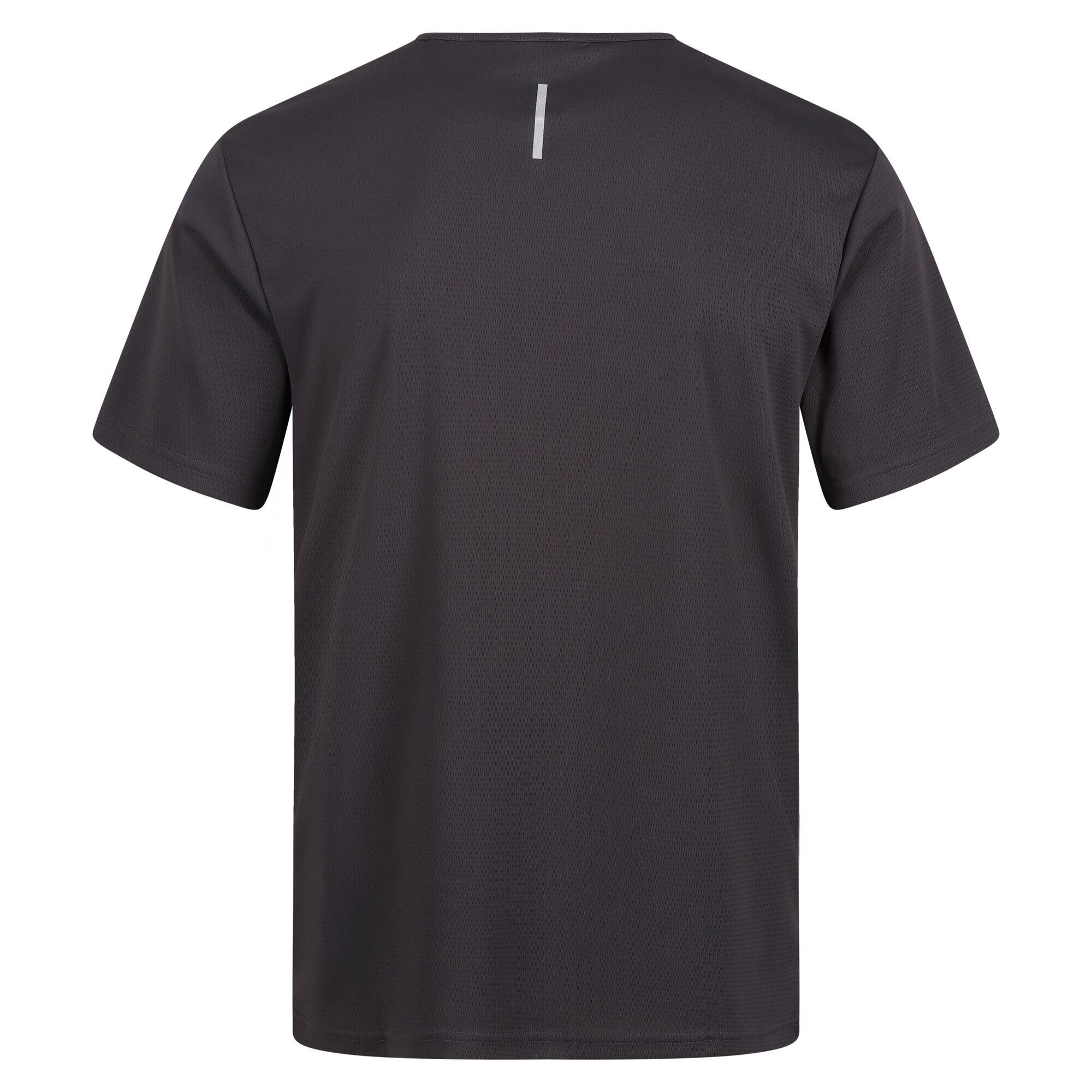 Tshirt Motif/style Réfléchissant Homme (Gris Phoque) 2/5
