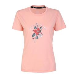 Tshirt GROW WITH THE FLOW Femme (Rose abricot pâle)