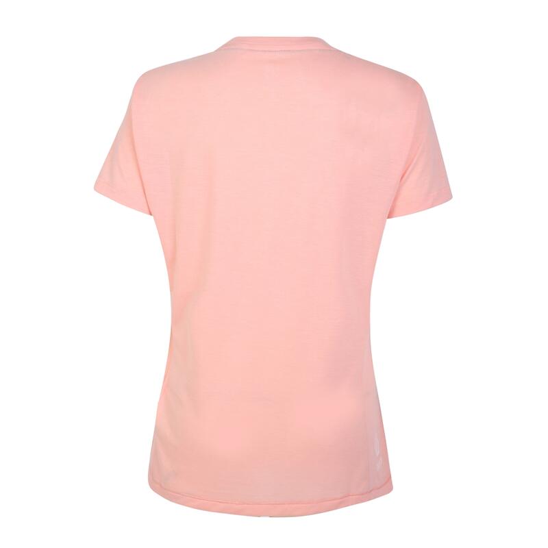 Tshirt GROW WITH THE FLOW Femme (Rose abricot pâle)