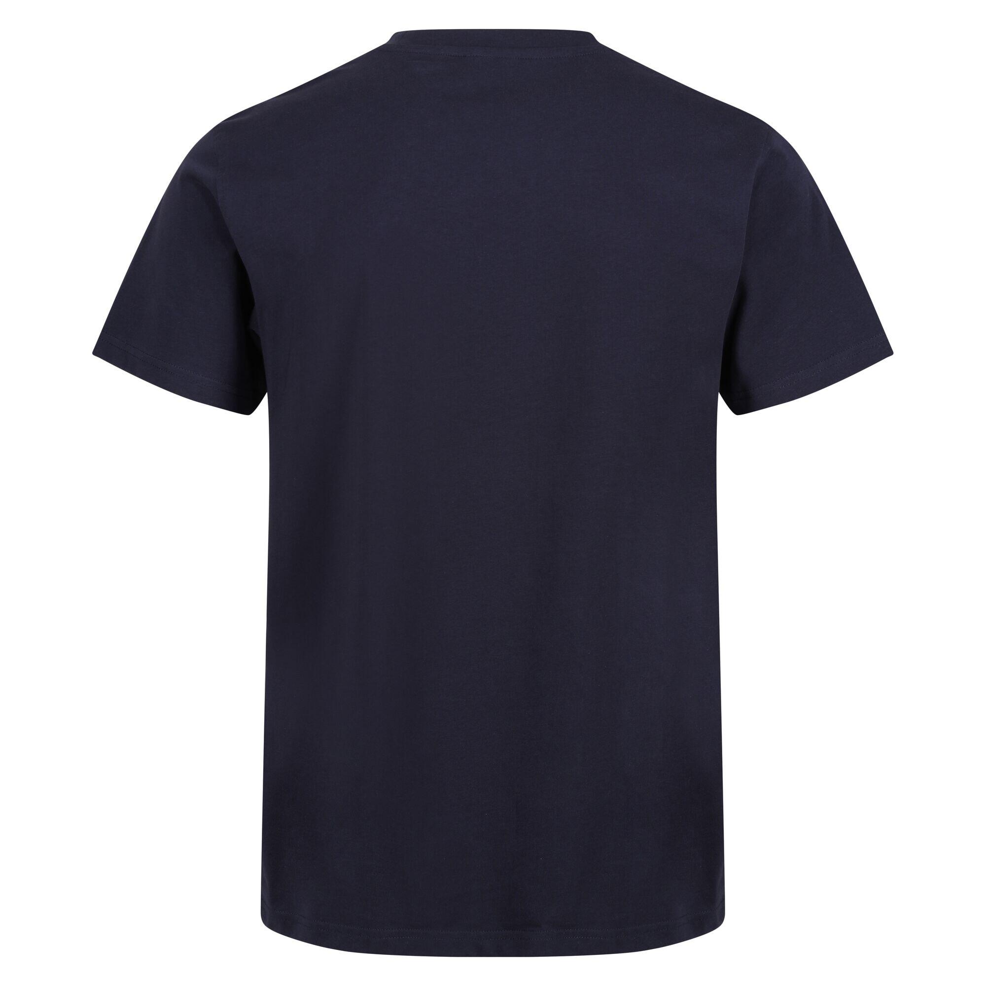 TShirt Weiche Haptik für Herren Marineblau 2/5