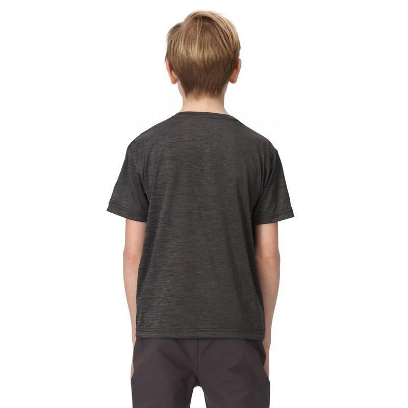 Kinderen/Kinderen Findley Mountain Bike Marl TShirt (Afdichting Grijs)