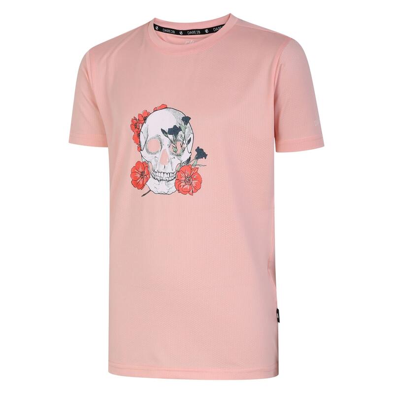 Camiseta Amuse Calavera para Niños/Niñas Albaricoque Rosa Colorete