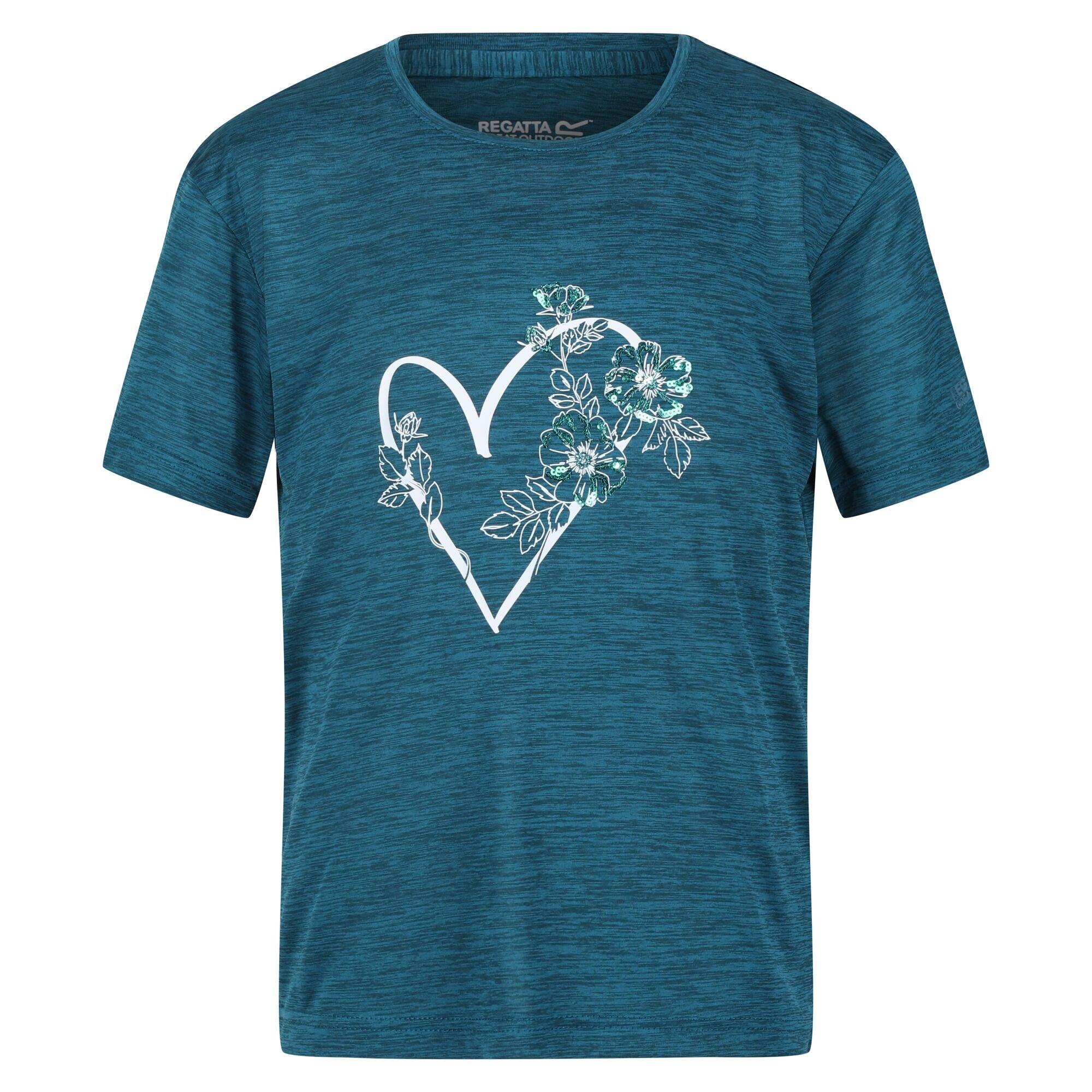 Tshirt FINDLEY KEEP GOING Child (Dark teal)