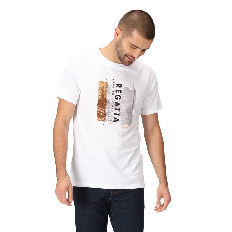 Tshirt CLINE Homme (Blanc)