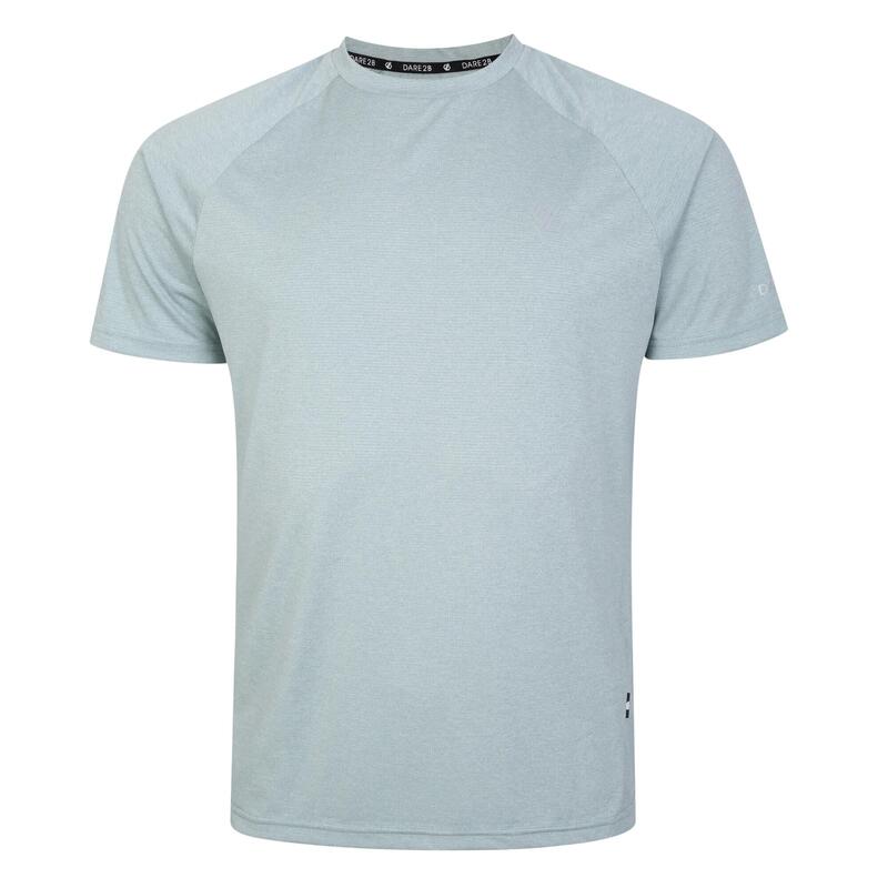 Camiseta Accelerate de Jaspeada para Hombre Pizarra