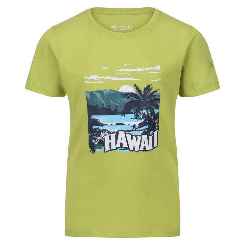 Maglietta Hawaii Bambini Regatta Bosley VI Alghe Verdi