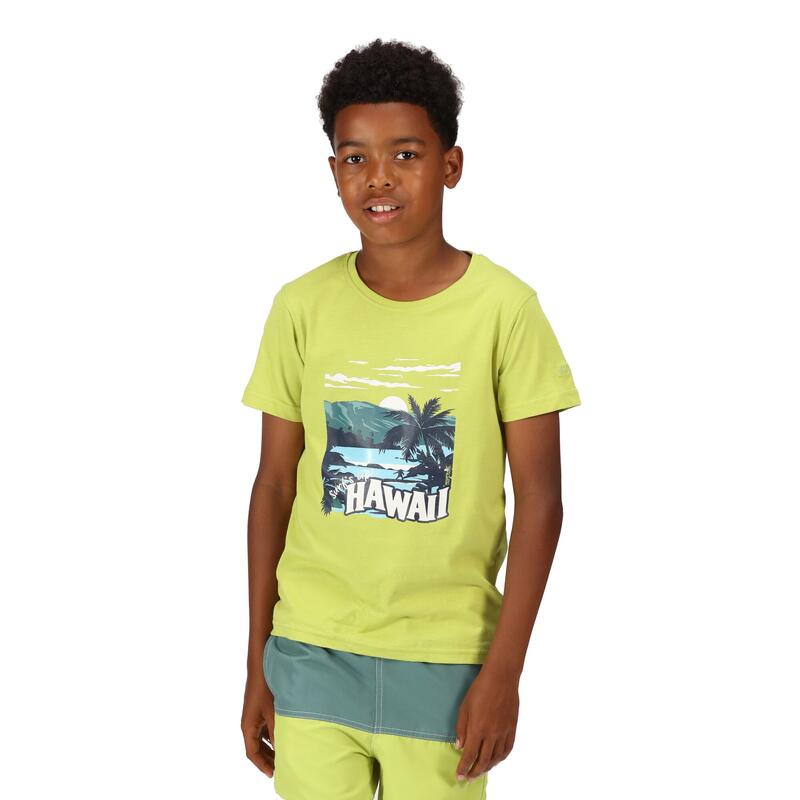 T-Shirt Bosley VI Hawaii para crianças/jovens Algas verdes