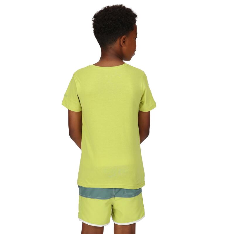 Camiseta Bosley VI Hawai para Niños/Niñas Algas Verdes