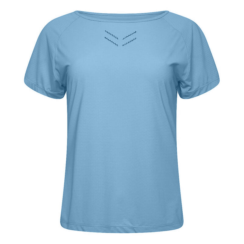 T-Shirt para Desportivo Crystallize Mulher Bluestone
