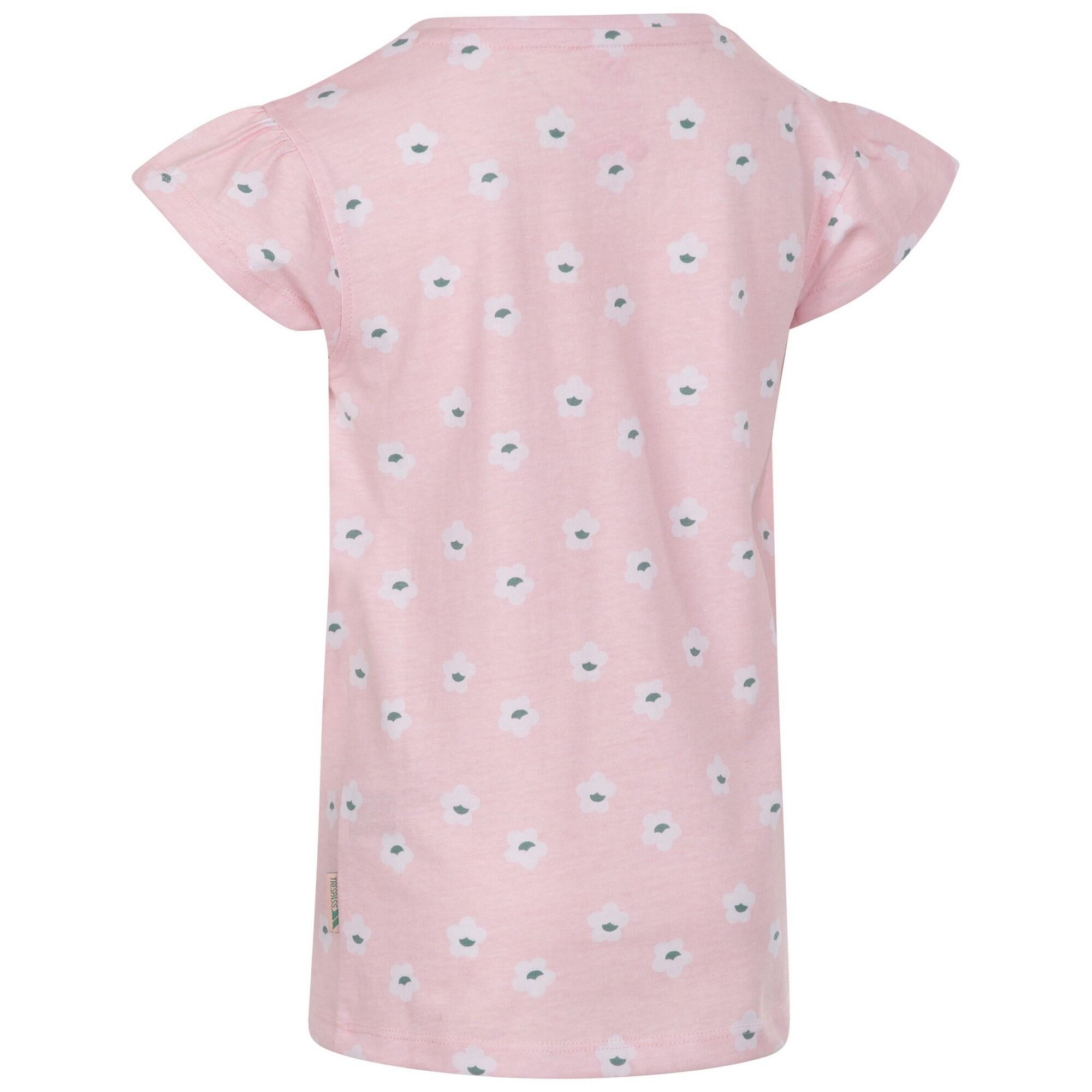 Tshirt PRESENT Fille (Rose Pâle) 2/4