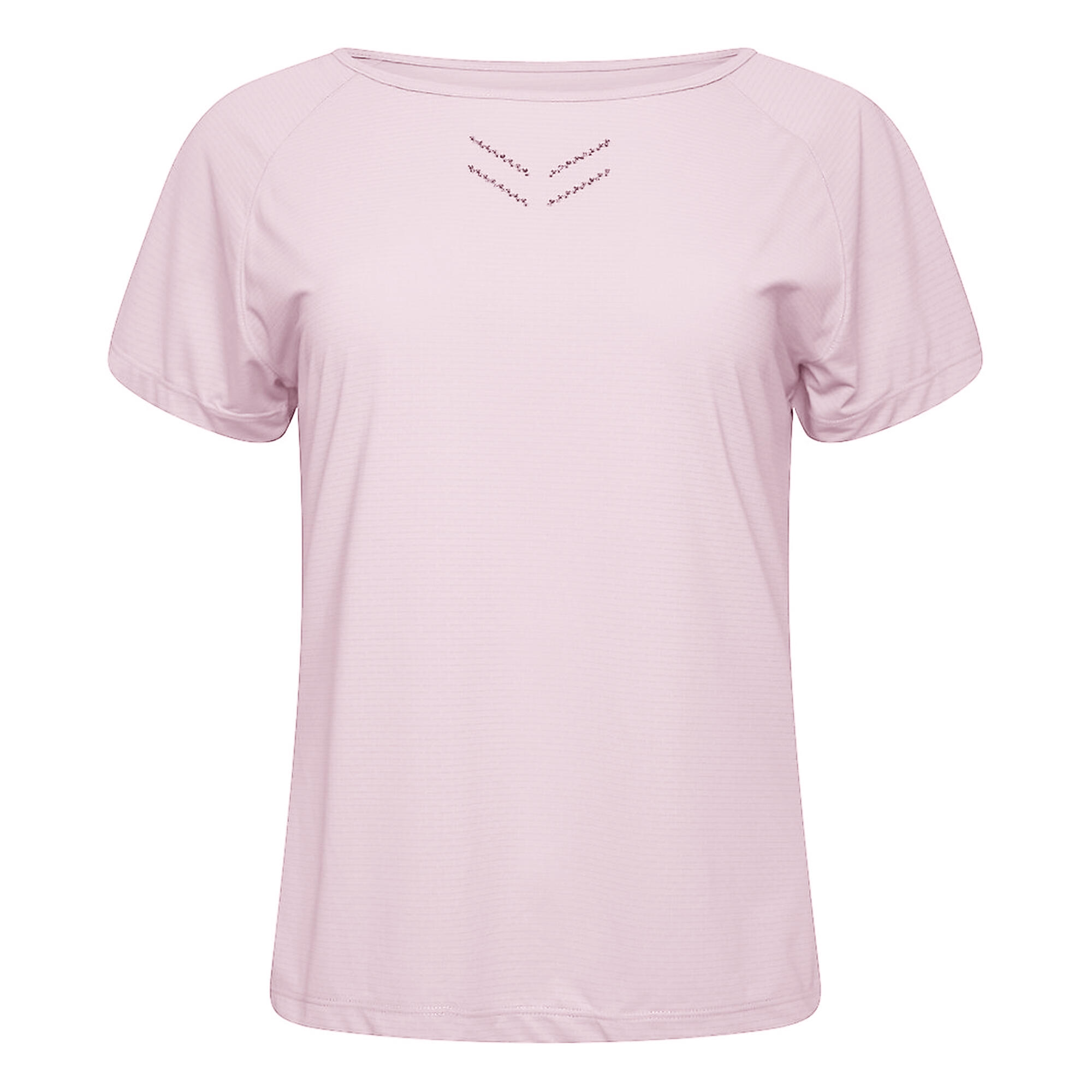 Womens/Ladies Crystallize Active TShirt (Powder Pink) 1/5