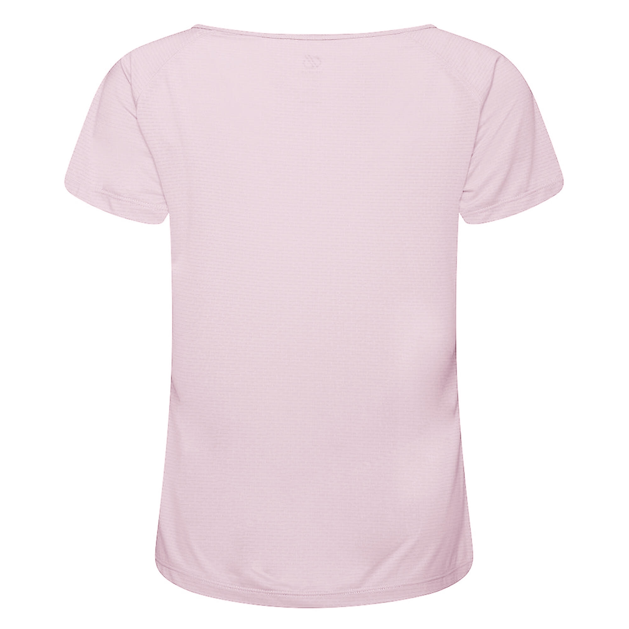 Womens/Ladies Crystallize Active TShirt (Powder Pink) 2/5