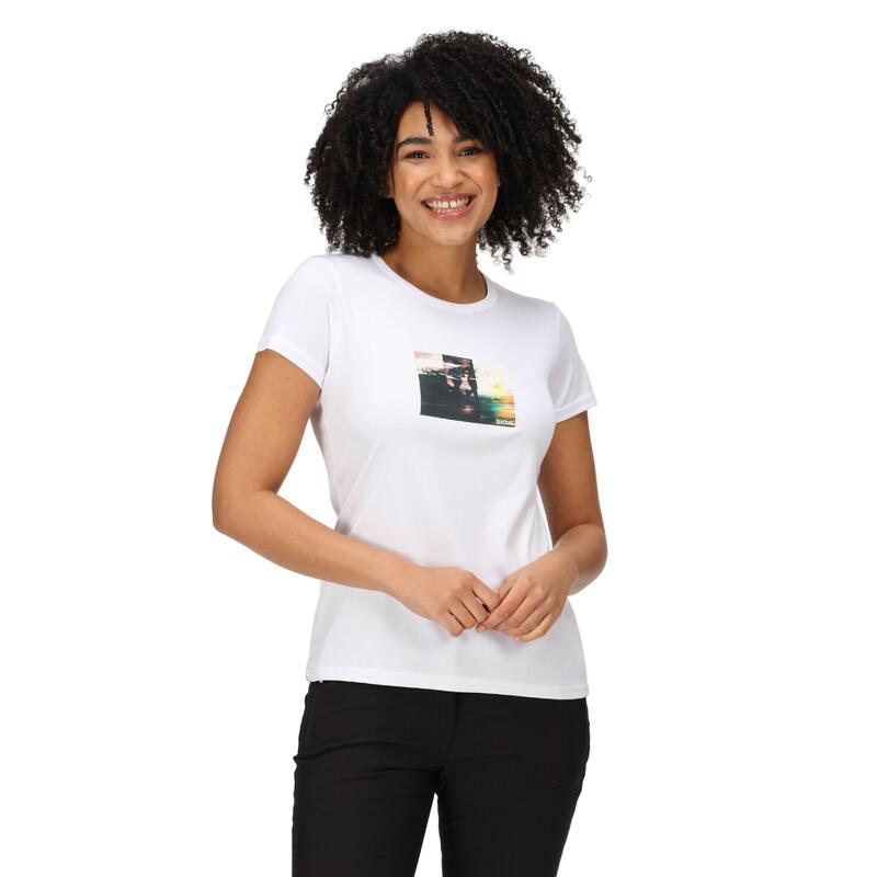 Dames Fingal VII Grafisch TShirt (Wit)