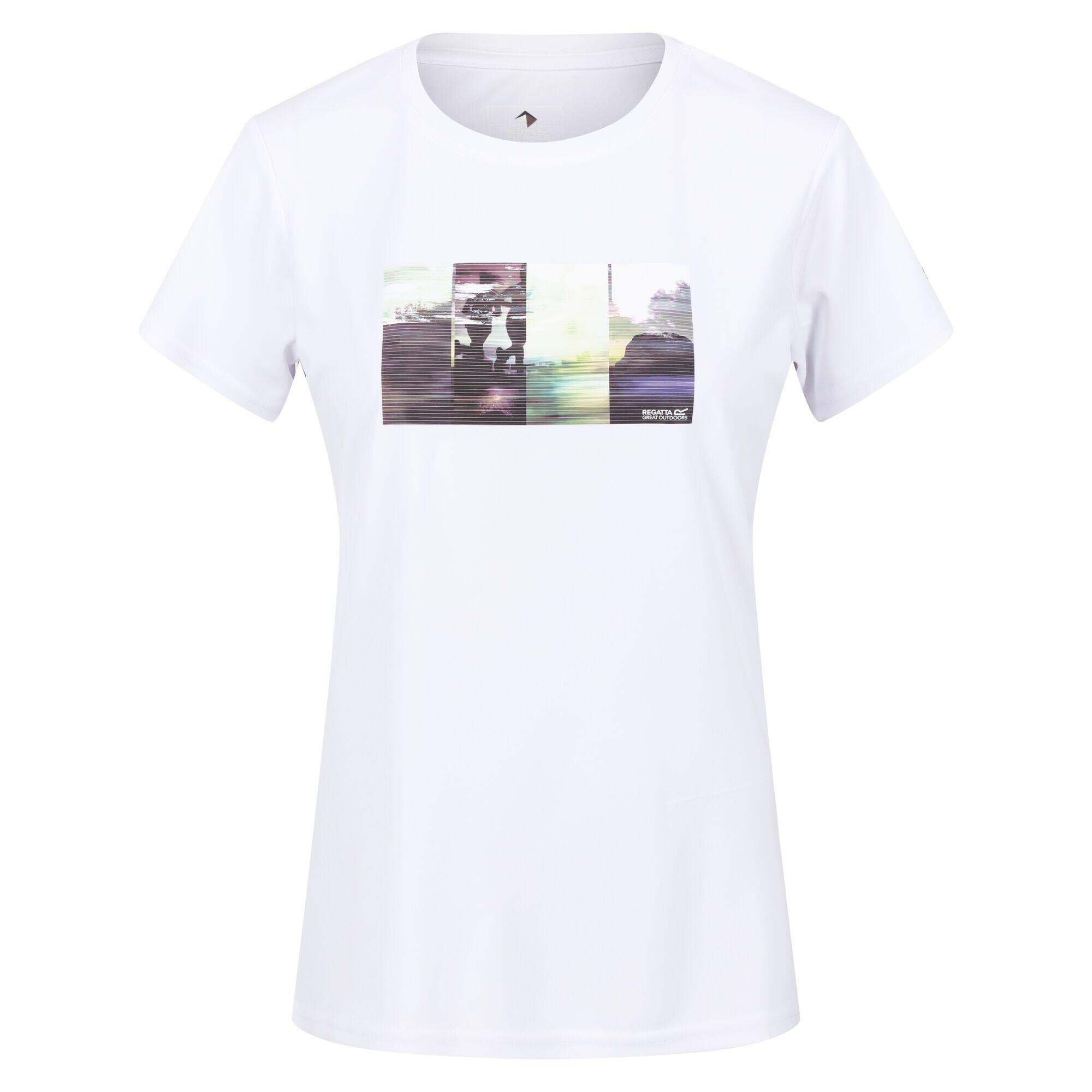 Womens/Ladies Fingal VII Graphic Print TShirt (White) 1/5