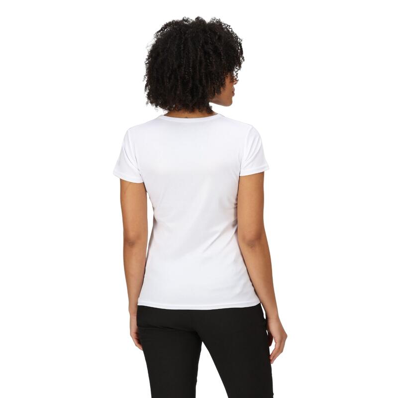 Camiseta Fingal VII Diseño Impreso para Mujer Blanco