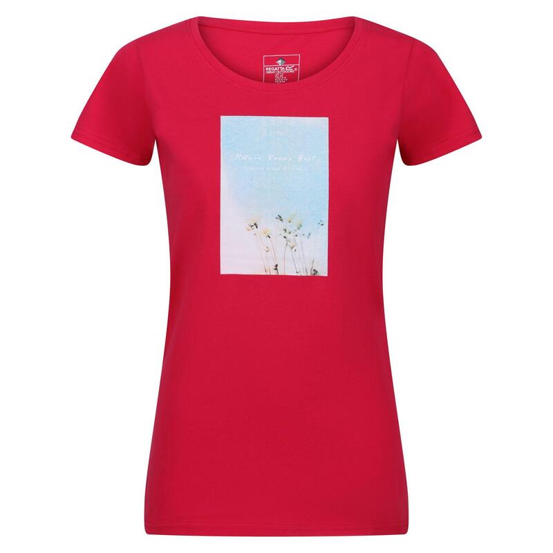 Tshirt BREEZED Femme (Rose fluo)