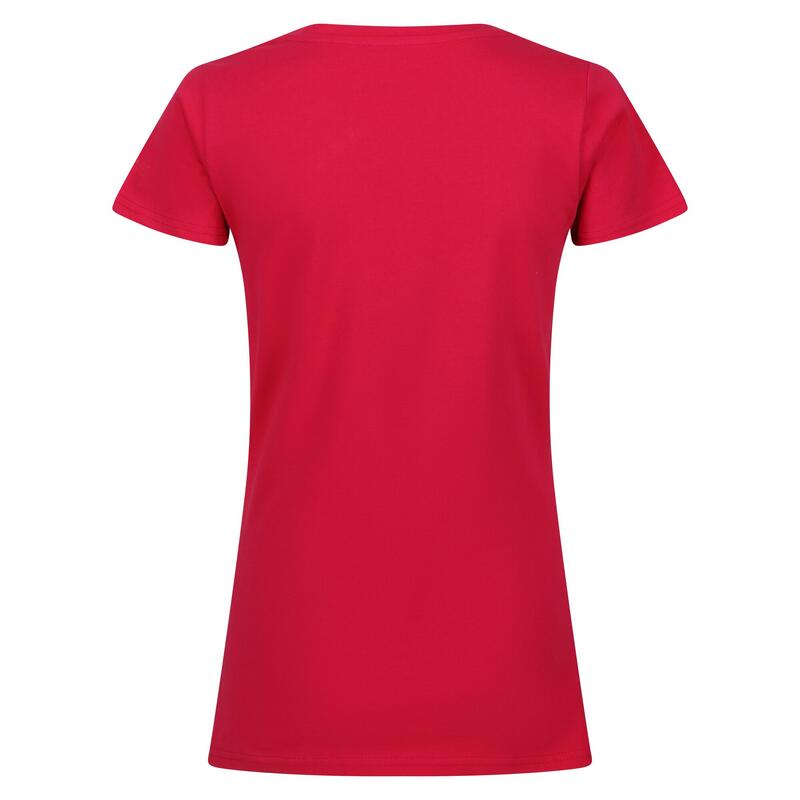 Tshirt BREEZED Femme (Rose fluo)