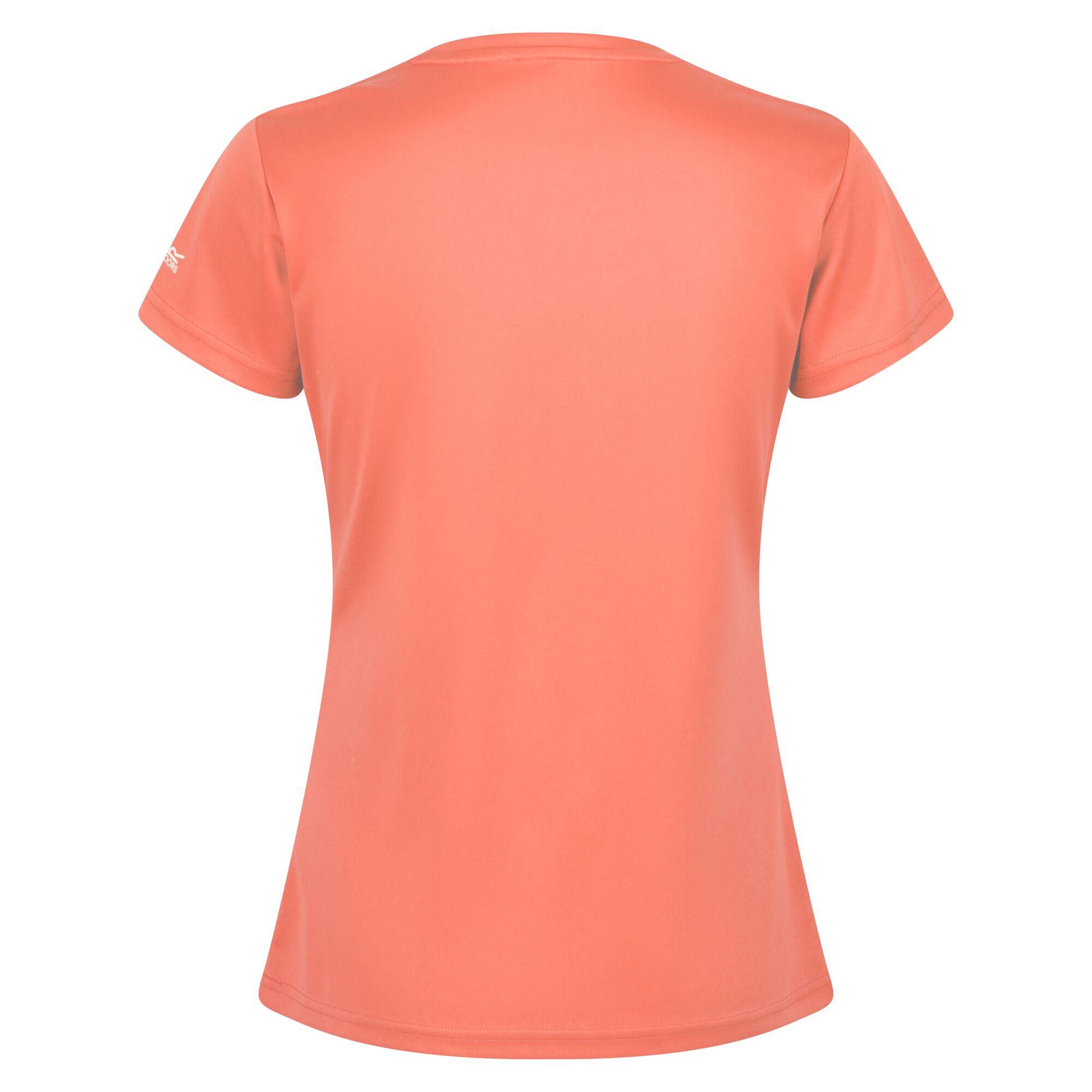 Womens/Ladies Fingal VI Text TShirt (Fusion Coral) 2/5