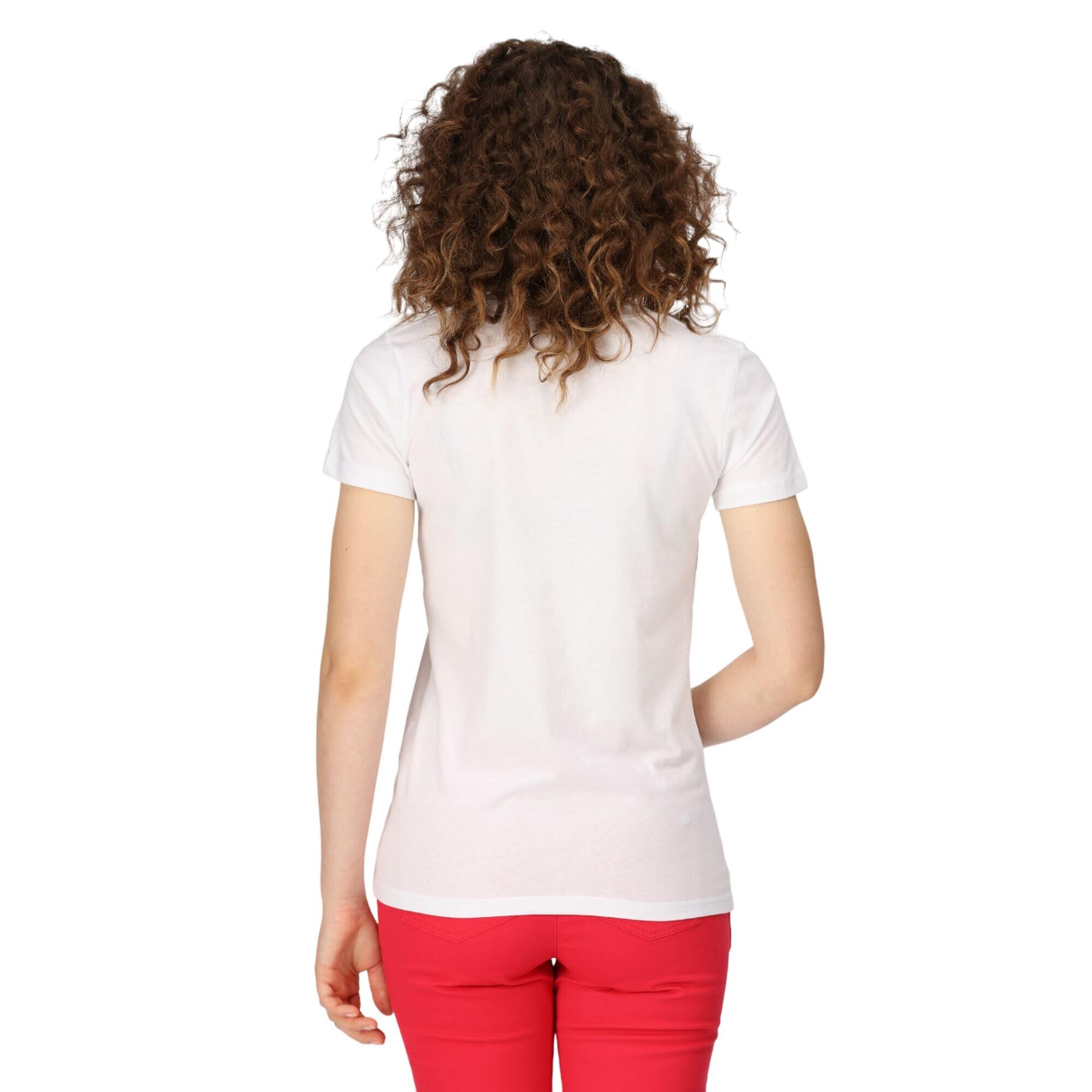 Womens/Ladies Filandra VII Smile TShirt (White) 4/5