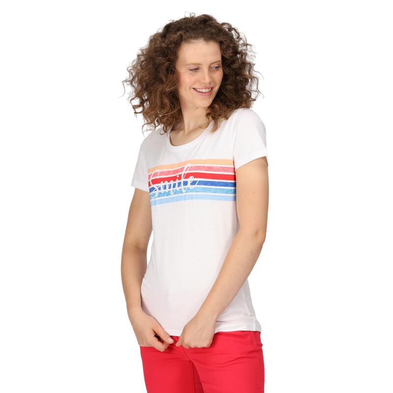 Dames Filandra VII Glimlach Tshirt (Wit)