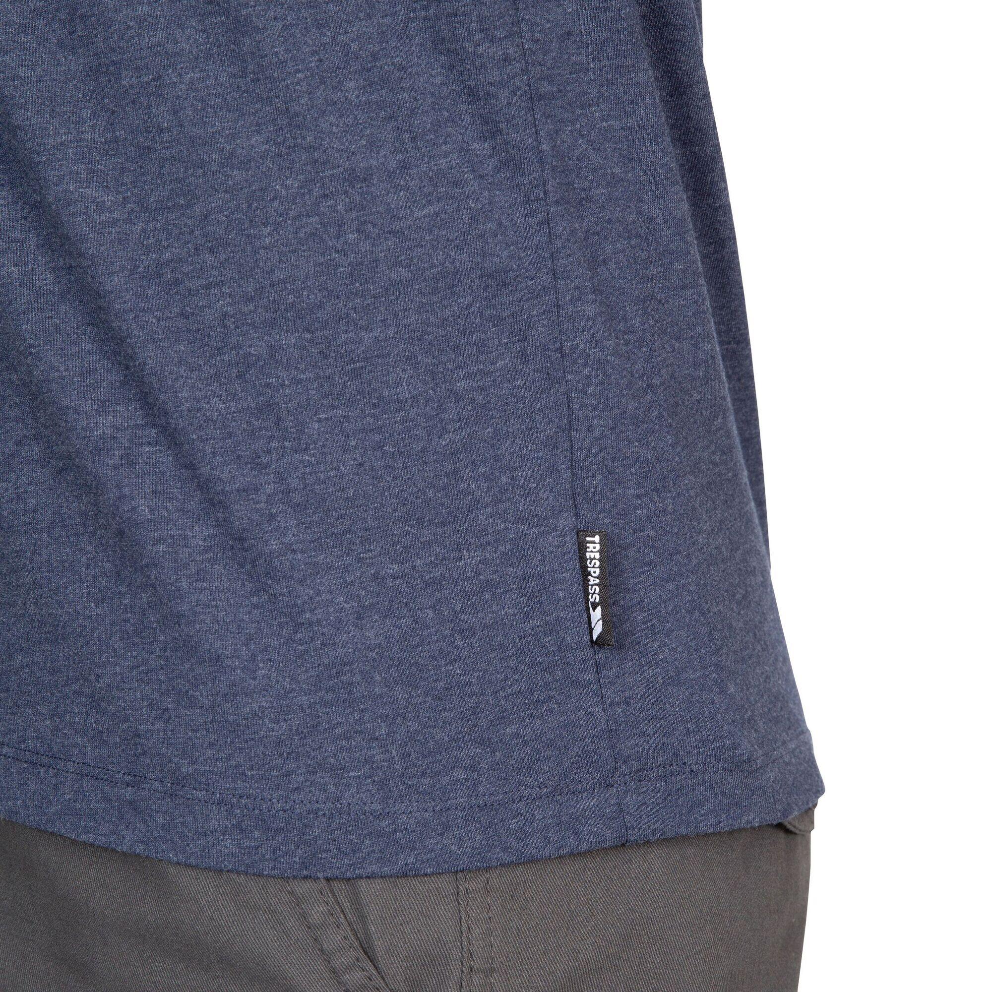 Tshirt Manches Courtes BUZZINLEY Homme (Bleu Marine Chiné) 3/5
