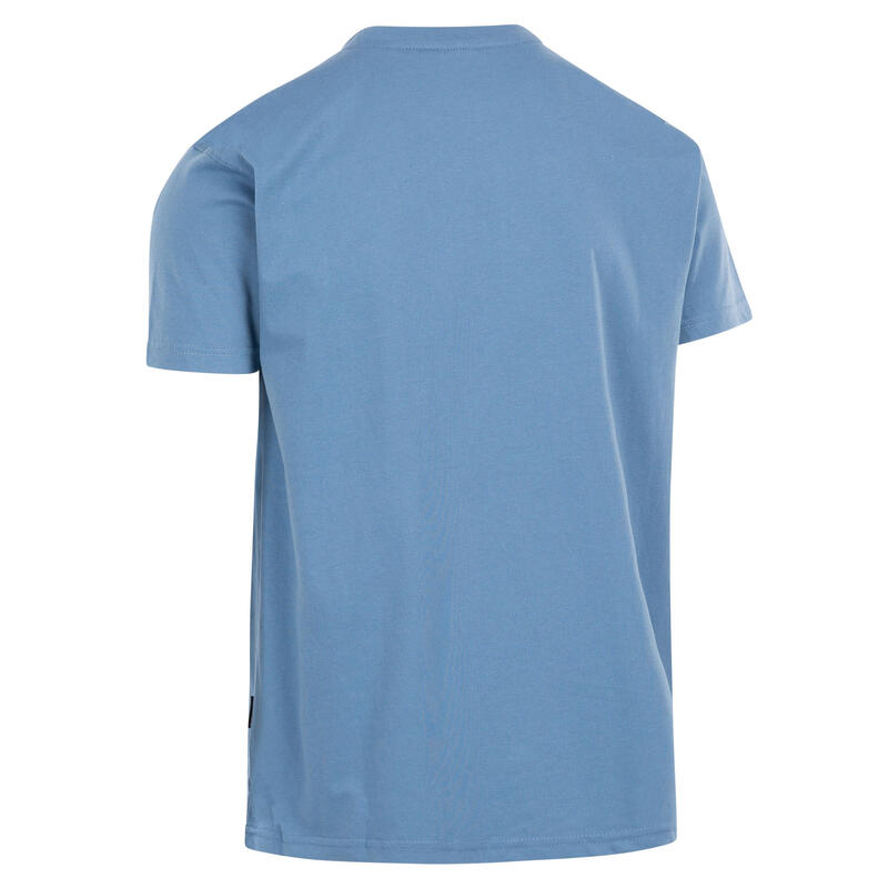 Heren Cromer Tshirt (Denim Blauw)