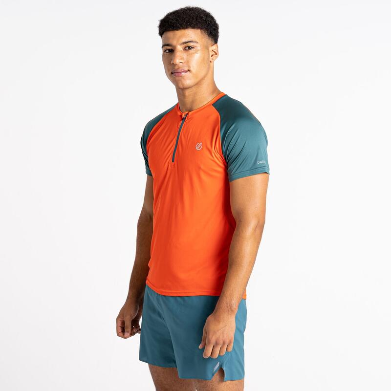 Maillot GALLANTRY Homme (Orange vif / Vert méditerranéen)