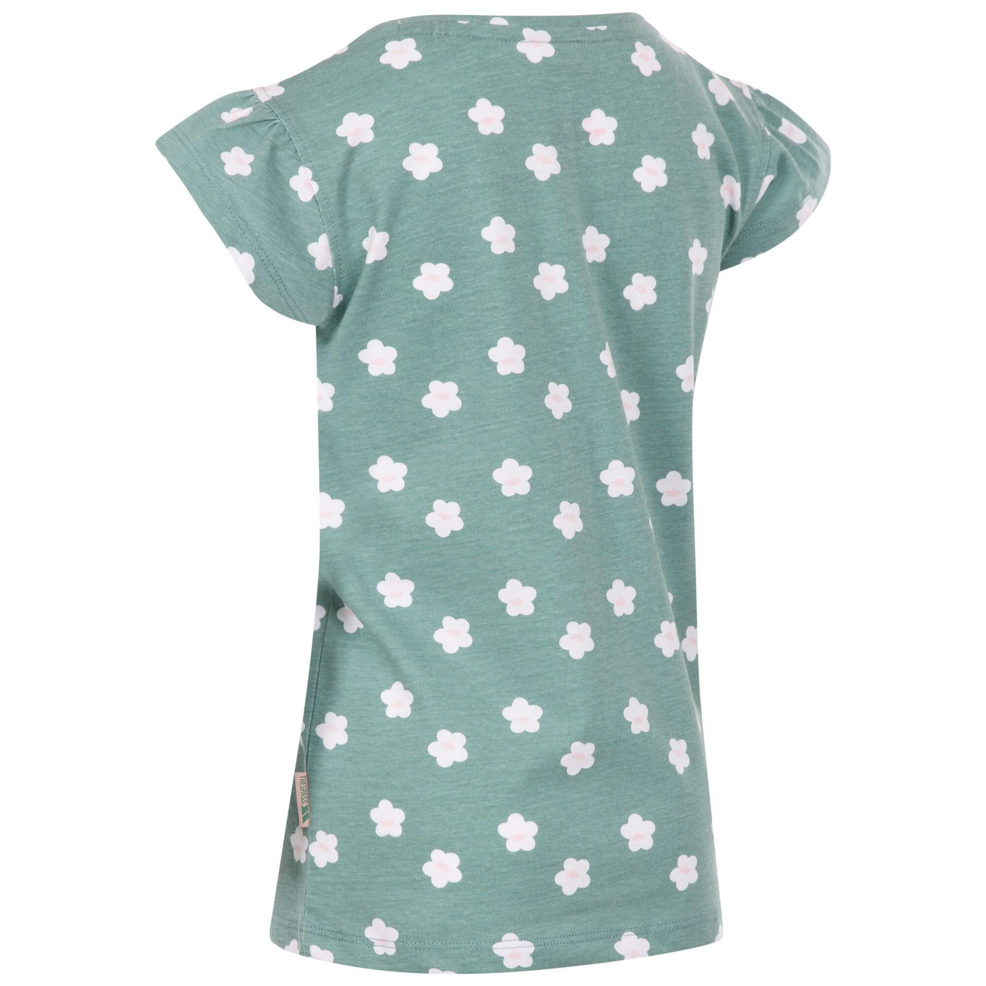 Tshirt PRESENT Girl (verde acqua)