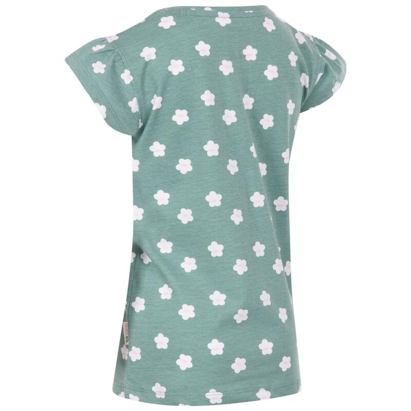 Tshirt PRESENT Fille (Vert sarcelle pâle)