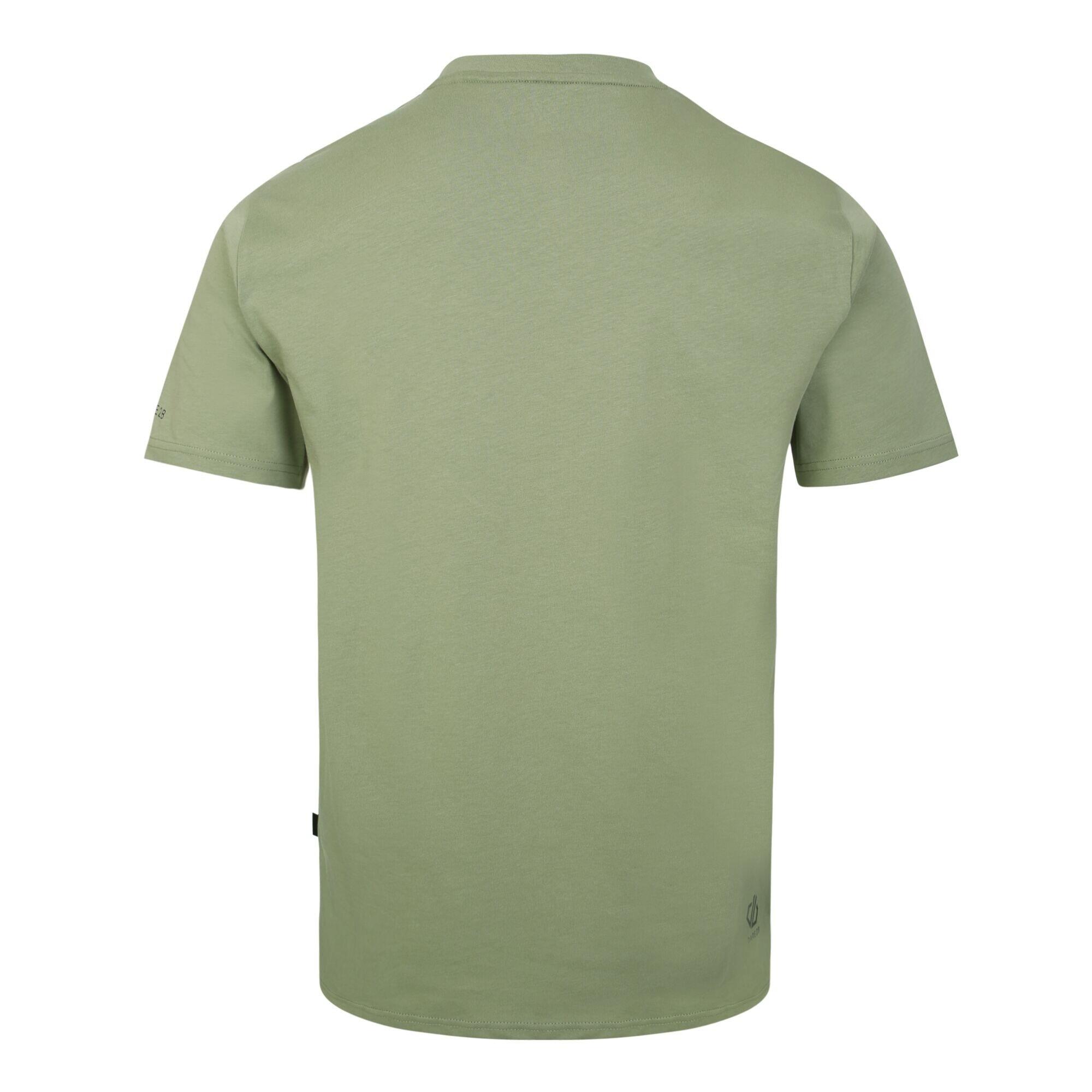 Mens Evidential Graphic Print TShirt (Oil Green) 2/5